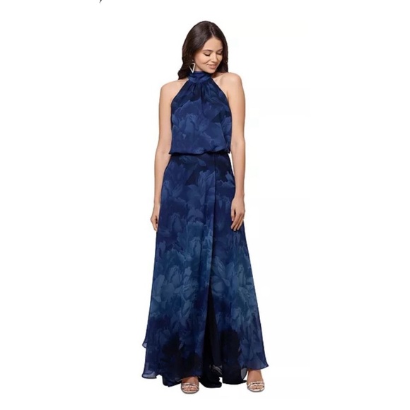 halter neck green maxi dress Jasmine Halter Maxi Dress, in Deep Emerald Luxe Satin, Size: XL | Show Me Your Mumu main image 0